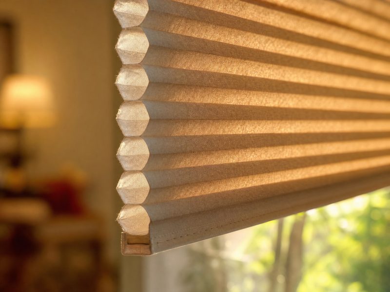 Cellular honeycomb shades for Florida energy efficiency in Largo home