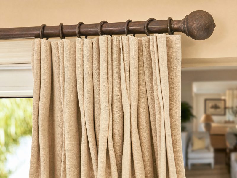 Custom drapery in an established Largo or Seminole Florida home