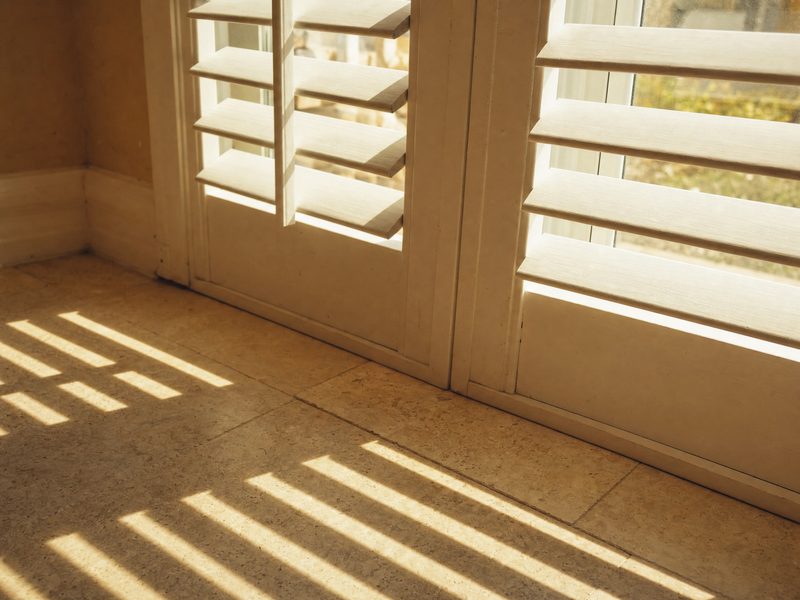 Plantation shutters in a Largo or Seminole established Florida home