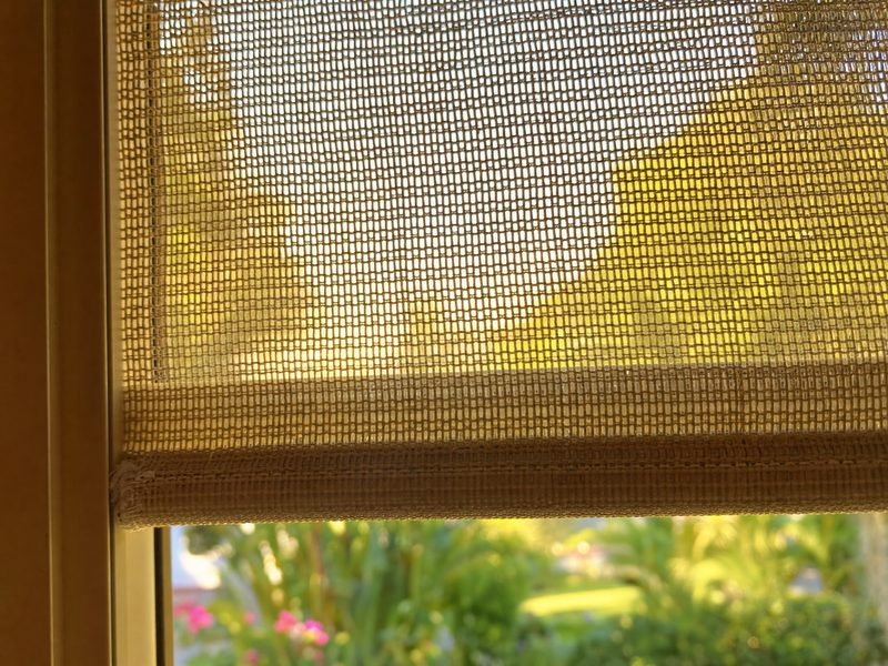 Solar shades managing Florida sun in a Largo or Seminole home